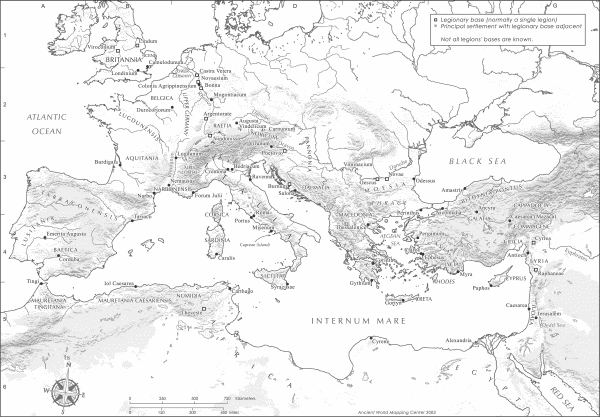 Rome's Empire just before they destroyed Jerusalem in 70 A.D.