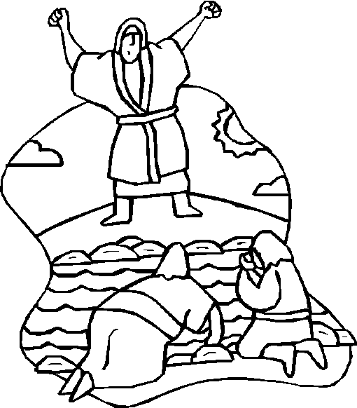 God reduces Gideon's army to 300 men.